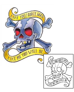 Crossbones Tattoo Tattoo Styles tattoo | DFF-00452