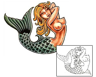 Mermaid Tattoo Tattoo Styles tattoo | DFF-00479
