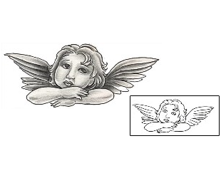 Angel Tattoo Religious & Spiritual tattoo | DFF-00518