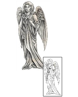 Angel Tattoo Religious & Spiritual tattoo | DFF-00522