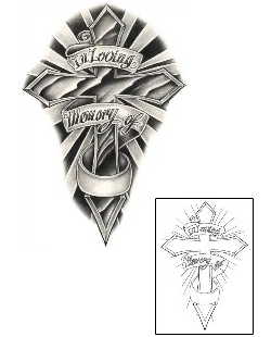 In Memory of Tattoo Religious & Spiritual tattoo | DFF-00532