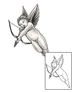 Angel Tattoo Religious & Spiritual tattoo | DFF-00541