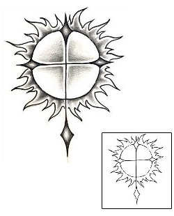 Sun Tattoo Religious & Spiritual tattoo | DFF-00544