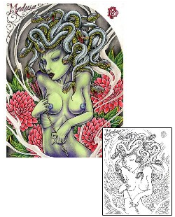 Medusa Tattoo Specific Body Parts tattoo | DFF-00546