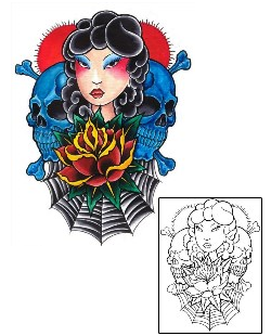 Crossbones Tattoo Tattoo Styles tattoo | DFF-00559