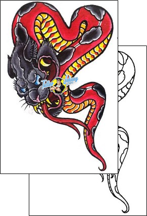 Cat Tattoo snake-tattoos-damien-friesz-dff-00569