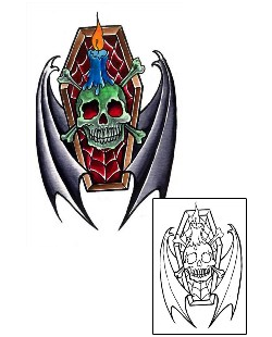 Coffin Tattoo Tattoo Styles tattoo | DFF-00571