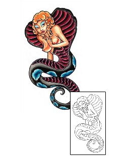 Snake Tattoo Tattoo Styles tattoo | DFF-00580