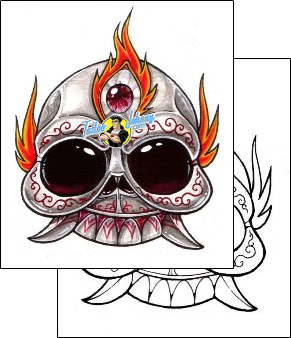 Skull Tattoo horror-skull-tattoos-damien-friesz-dff-00599