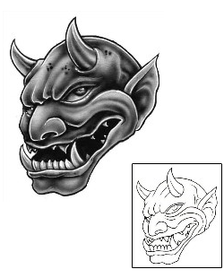 Devil - Demon Tattoo Mythology tattoo | DFF-00621