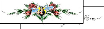 Flower Tattoo lower-back-tattoos-damien-friesz-dff-00641