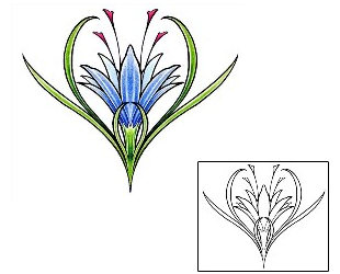 Lily Tattoo Plant Life tattoo | DFF-00674