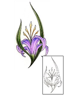 Lily Tattoo Plant Life tattoo | DFF-00731