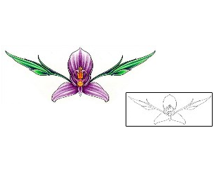 Orchid Tattoo For Women tattoo | DFF-00742