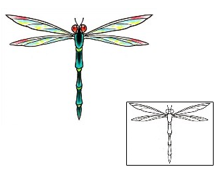 Dragonfly Tattoo For Women tattoo | DFF-00769