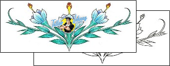 Lily Tattoo for-women-lower-back-tattoos-damien-friesz-dff-00790