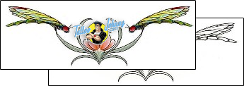 Dragonfly Tattoo for-women-lower-back-tattoos-damien-friesz-dff-00806