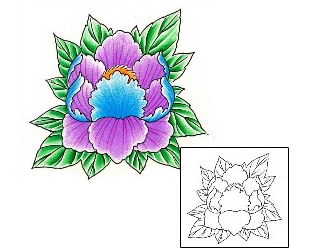 Flower Tattoo Plant Life tattoo | DFF-00812