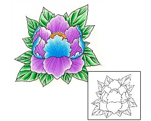 Peony Tattoo Plant Life tattoo | DFF-00812