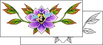 Flower Tattoo for-women-lower-back-tattoos-damien-friesz-dff-00833