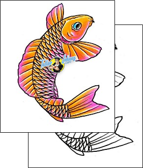 Fish Tattoo marine-life-fish-tattoos-damien-friesz-dff-00844
