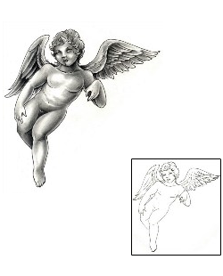 Angel Tattoo Religious & Spiritual tattoo | DFF-00851