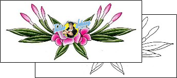 Flower Tattoo for-women-lower-back-tattoos-damien-friesz-dff-00855