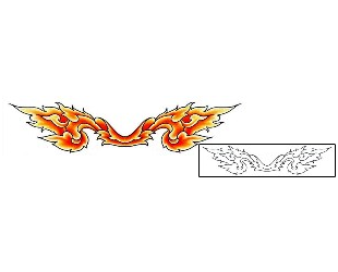 Fire – Flames Tattoo Miscellaneous tattoo | DFF-00886