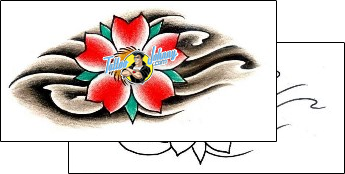 Cherry Blossom Tattoo plant-life-flowers-tattoos-damien-friesz-dff-00889