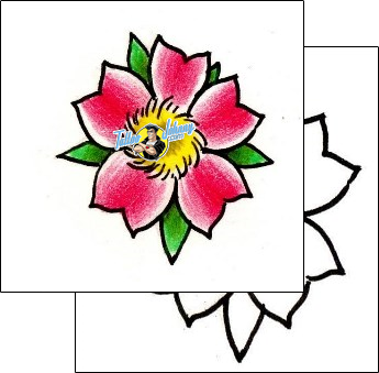 Cherry Blossom Tattoo flower-tattoos-damien-friesz-dff-00893