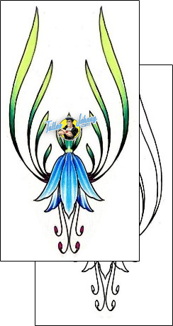 Flower Tattoo plant-life-flowers-tattoos-damien-friesz-dff-00908
