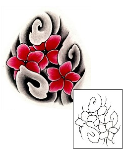 Plumeria Tattoo Plant Life tattoo | DFF-00911