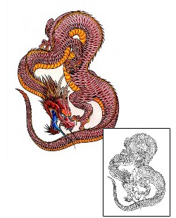 Asian Tattoo Mythology tattoo | DFF-00925