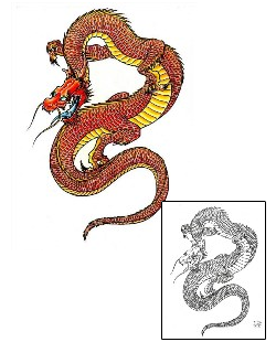 Asian Tattoo Mythology tattoo | DFF-00933