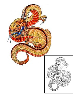 Asian Tattoo Mythology tattoo | DFF-00939