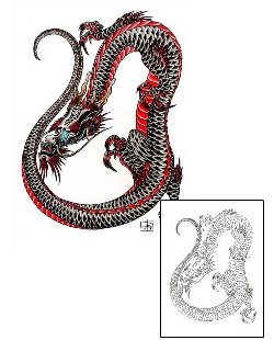 Asian Tattoo Mythology tattoo | DFF-00944