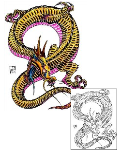 Asian Tattoo Mythology tattoo | DFF-00974