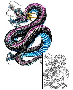 Asian Tattoo Mythology tattoo | DFF-00977