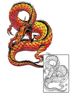Asian Tattoo Mythology tattoo | DFF-00984