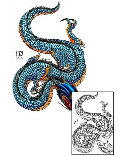 Asian Tattoo Mythology tattoo | DFF-00985
