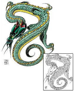 Asian Tattoo Mythology tattoo | DFF-00987
