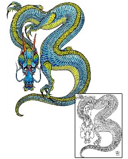 Asian Tattoo Mythology tattoo | DFF-00989