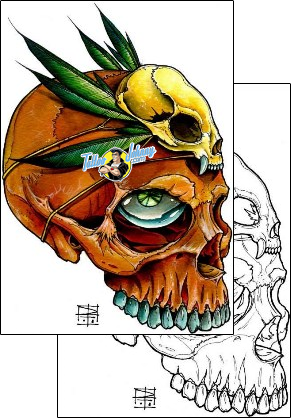 Horror Tattoo horror-tattoos-damien-friesz-dff-01039