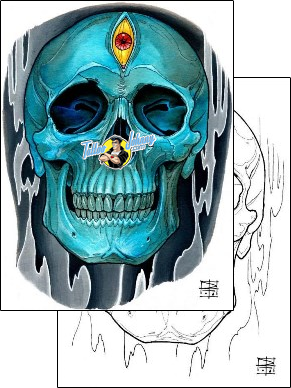 Horror Tattoo horror-tattoos-damien-friesz-dff-01049