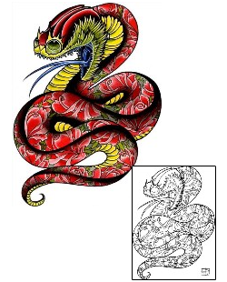 Reptiles & Amphibians Tattoo Tattoo Styles tattoo | DFF-01054