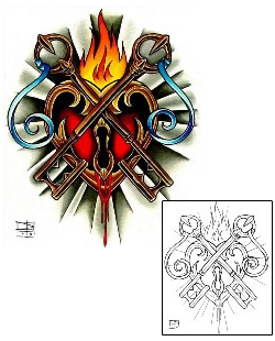 Sacred Heart Tattoo Tattoo Styles tattoo | DFF-01080