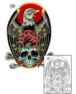 Crossbones Tattoo Tattoo Styles tattoo | DFF-01089