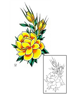 Featured Artist - Damien Friesz Tattoo Plant Life tattoo | DFF-01101