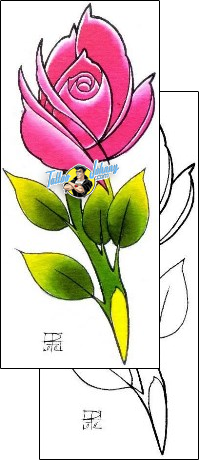Flower Tattoo plant-life-flowers-tattoos-damien-friesz-dff-01112