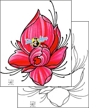 Flower Tattoo plant-life-flowers-tattoos-damien-friesz-dff-01118